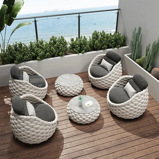 Nordic luxury yard furniture
