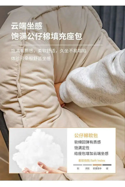 Nordic Style Single Rocking Chair Lazy Sofa Balcony Living Room Bedroom Leisure Can Lie Can Sleep Luxury Eggshell Penguin Chair