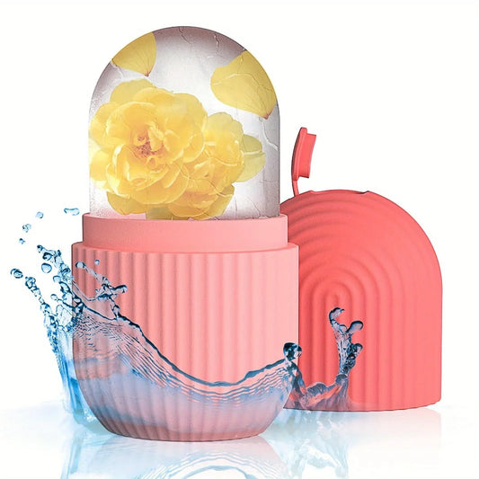 Silicone Ice Cube Trays Beauty Lifting Ice Ball Face Massager Contouring Eye Roller Facial Treatment Reduce Acne Skin Care Tool