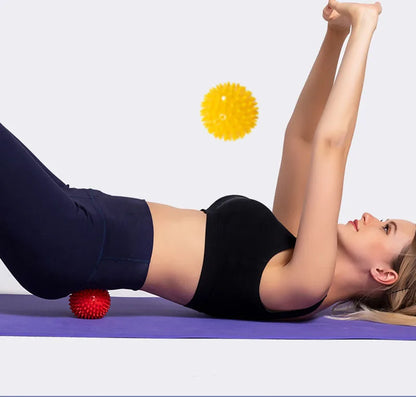 Manual Massage Roller Ball Massager Body Pain Relief  Therapy Foot Back Waist Hip Relaxer Stress Release Muscle Relaxation
