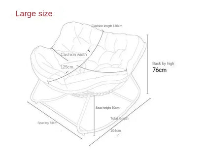 Internet Celebrity Rocking Chair Household Living Room Rattan Recliner Small Apartment Lunch Break Balcony Adult Rocking Chair
