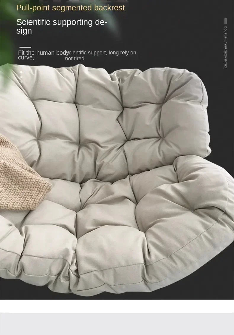 Internet Celebrity Rocking Chair Household Living Room Rattan Recliner Small Apartment Lunch Break Balcony Adult Rocking Chair