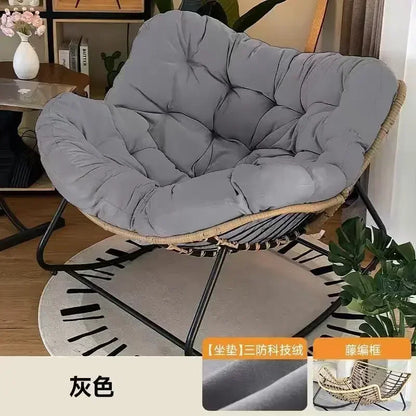 Internet Celebrity Rocking Chair Household Living Room Rattan Recliner Small Apartment Lunch Break Balcony Adult Rocking Chair