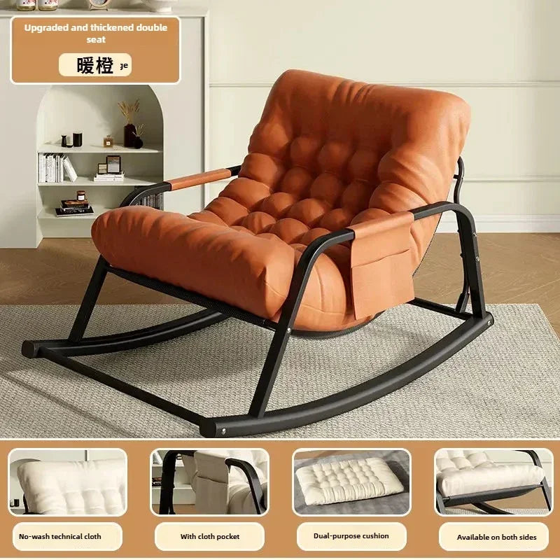 Lounge Living Room Chairs Rocking Luxury Sillones Puffs Grandes Outdoor Furniture Recliner Meditation Nordic Salon Chair Sofa