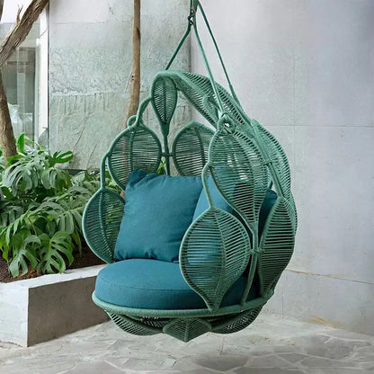 Sunway Double Seater Outdoor Balcony Indoor Bird Nest Hanging Chair Furniture Rope Swing Sets for Outdoor Backyard