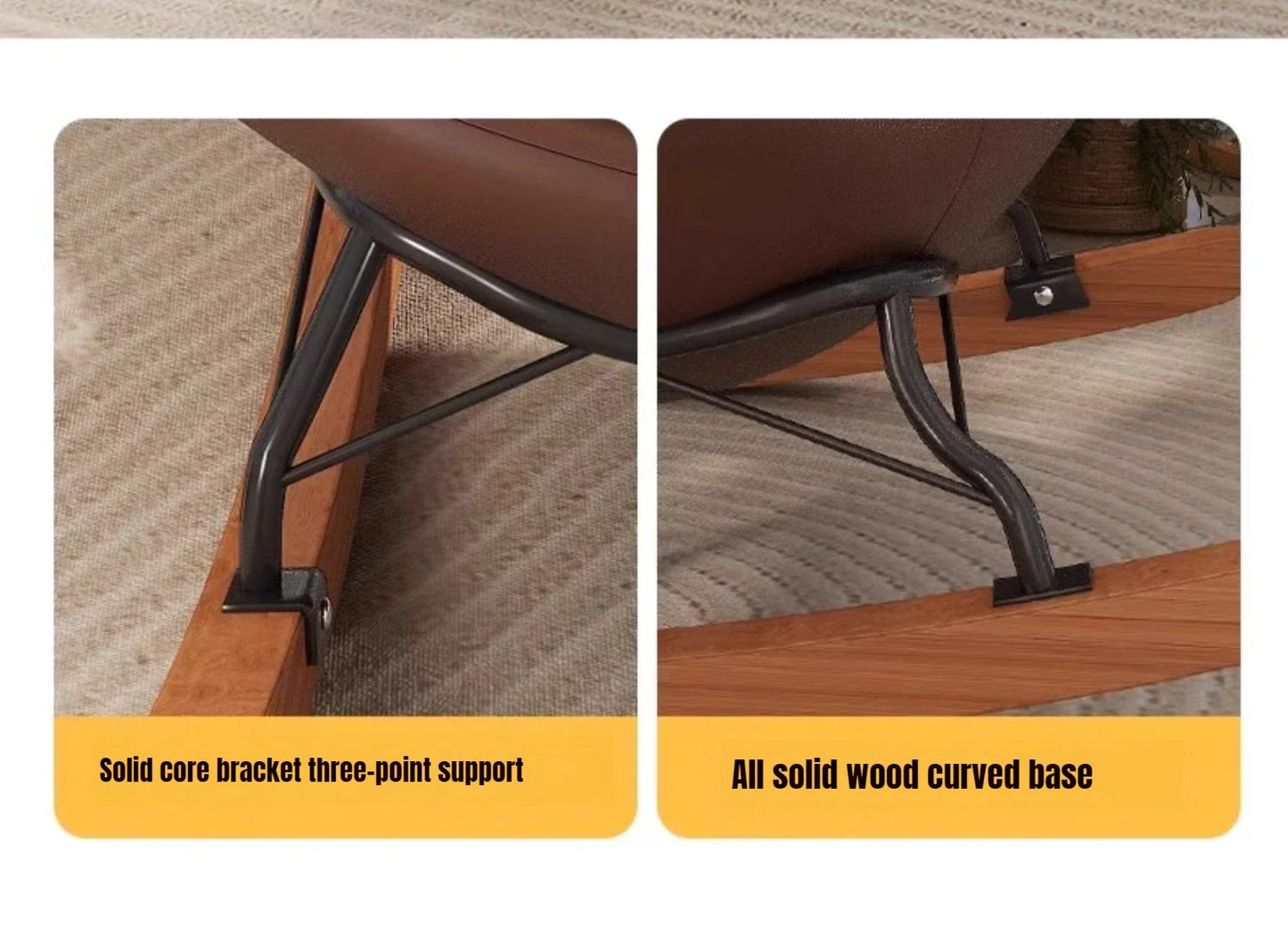 Lazy Sofa Rocking Chair Reclining Sleepable Bedroom Single Recliner Home Balcony Leisure Chair Tatami Seat  Floor Chair
