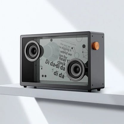 Floating lyrics audio transparent visual subtitle display wireless HIFI bluetooth speaker