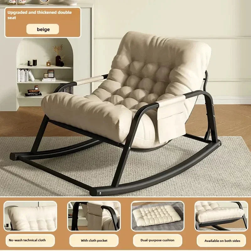 Lounge Living Room Chairs Rocking Luxury Sillones Puffs Grandes Outdoor Furniture Recliner Meditation Nordic Salon Chair Sofa