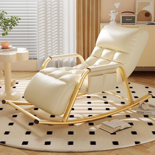 Modern Style Recliner Chair Comfort Design Armchair Rocking Chair Ergonomic Nordic Luxury Sedia A Dondolo Living Room Furniture